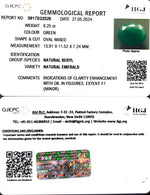 Load image into Gallery viewer, 8.25/CT Natural Panna Stone with Govt. Lab Certificate-1665
