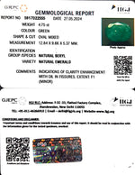 Load image into Gallery viewer, 4.75/CT Natural Panna Stone with Govt. Lab Certificate-3441
