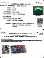 Load image into Gallery viewer, 4.74/CT Natural Panna Stone with Govt. Lab Certificate-2331
