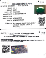 Load image into Gallery viewer, 5.69/CT Natural Panna Stone with Govt. Lab Certificate-3441
