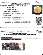 Load image into Gallery viewer, 4.56/CT Natural Ceylonese Pukhraj with Govt Lab Certificate-6771
