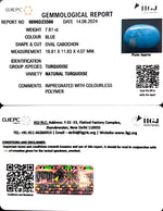 Load image into Gallery viewer, 7.61/CT Natural Govt. Lab Certified Turquoise-1221
