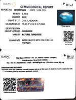 Load image into Gallery viewer, 8.20/CT Natural Govt. Lab Certified Turquoise-1221
