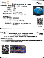 Load image into Gallery viewer, 7.48/CT Natural Govt. Lab Certified Turquoise-1221
