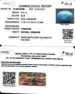 Load image into Gallery viewer, 8.47/CT Natural Govt. Lab Certified Turquoise-1221
