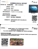 Load image into Gallery viewer, 8.28/CT Natural Govt. Lab Certified Turquoise-1221
