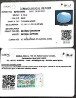 Load image into Gallery viewer, 9.15/CT Natural Blue Sapphire with Govt Lab Certificate-4551
