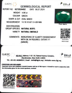 Load image into Gallery viewer, 4.99/CT Natural Panna Stone with Govt. Lab Certificate-3441
