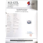 Load image into Gallery viewer, 6.80/CT Natural Blue Sapphire with Govt Lab Certificate-BLUSA9U
