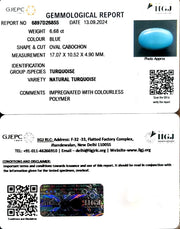 6.68/CT Natural Govt. Lab Certified Turquoise-832