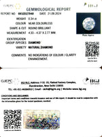 Load image into Gallery viewer, 0.34/Cents Natural Diamond with Govt. Lab Certificate-120000
