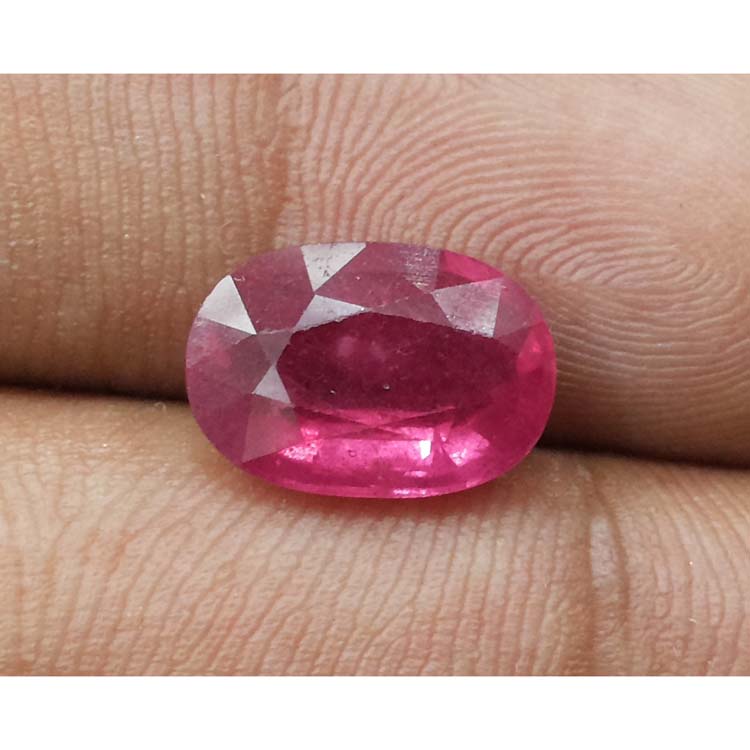 4.53 Ratti Natural Indian ruby with Govt. Lab Certificate-(1221 ...