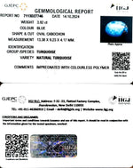 Load image into Gallery viewer, 3.92/CT Natural Turquoise With Govt. Lab Certificate-1221
