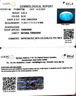 Load image into Gallery viewer, 4.50/CT Natural Turquoise With Govt. Lab Certificate-1221
