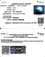 Load image into Gallery viewer, 3.97/CT Natural Turquoise With Govt. Lab Certificate-1221
