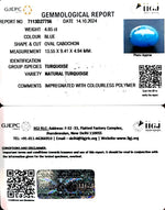 Load image into Gallery viewer, 4.85/CT Natural Turquoise With Govt. Lab Certificate-1221
