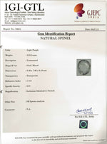 Load image into Gallery viewer, 2.83/CT Natural Purple Sapphire Stone with Govt. Lab Certificate-72015