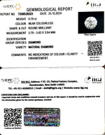 Load image into Gallery viewer, 0.79/Cents Natural Diamond with Govt. Lab Certificate-160000
