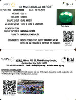 Load image into Gallery viewer, 6.55/CT Natural Panna Stone with Govt. Lab Certificate-6771
