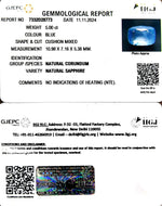 Load image into Gallery viewer, 5.00/CT Natural Blue Sapphire with Govt Lab Certificate-12210
