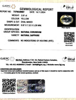 Load image into Gallery viewer, 3.97/CT Natural Ceylonese Pukhraj with Govt Lab Certificate-12210
