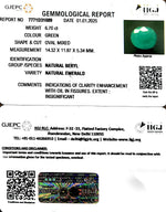 Load image into Gallery viewer, 6.70/CT Natural Panna Stone with Govt. Lab Certificate-4551
