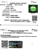 Load image into Gallery viewer, 8.59/CT Natural Panna Stone with Govt. Lab Certificate-6771
