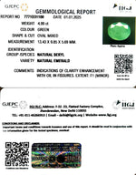 Load image into Gallery viewer, 4.99/CT Natural Panna Stone with Govt. Lab Certificate-6771
