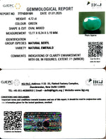 Load image into Gallery viewer, 4.72/CT Natural Panna Stone with Govt. Lab Certificate-6771
