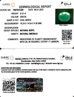 Load image into Gallery viewer, 8.52/CT Natural Panna Stone with Govt. Lab Certificate-8991
