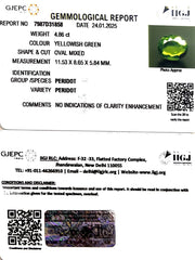 4.86/CT Natural Peridot With Govt. Lab Certificate-5661
