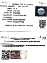 Load image into Gallery viewer, 6.65/CT Natural Blue Sapphire with Govt Lab Certificate-4551
