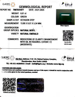 Load image into Gallery viewer, 6.61/CT Natural Panna Stone with Govt. Lab Certificate-6771
