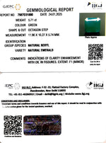 Load image into Gallery viewer, 5.71/CT Natural Panna Stone with Govt. Lab Certificate-4551
