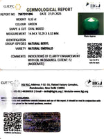 Load image into Gallery viewer, 6.53/CT Natural Panna Stone with Govt. Lab Certificate-12210
