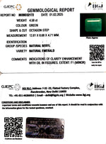 Load image into Gallery viewer, 4.58/CT Natural Panna Stone with Govt. Lab Certificate (3441)
