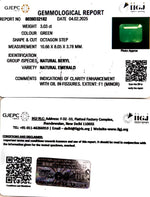 Load image into Gallery viewer, 3.03/CT Natural Panna Stone with Govt. Lab Certificate (12210)
