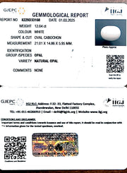 12.04/CT Natural Opal with Govt. Lab Certificate