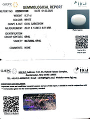 9.37/CT Natural Opal with Govt. Lab Certificate