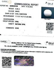 9.48/CT Natural Opal with Govt. Lab Certificate