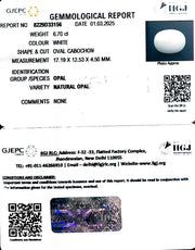 6.70/CT Natural Opal with Govt. Lab Certificate