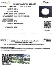 6.31/CT Natural Opal with Govt. Lab Certificate