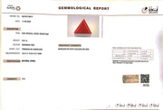 5.91/Carat Natural Triangular Red Coral (1800)