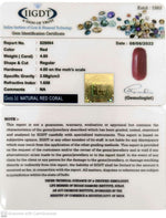 Load image into Gallery viewer, 4.80/CT Natural Red Coral With Govt. Lab Certificate-829064