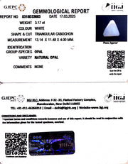 3.17/CT Natural Opal with Govt. Lab Certificate