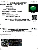 Load image into Gallery viewer, 8.33/CT Natural Panna Stone with Govt. Lab Certificate
