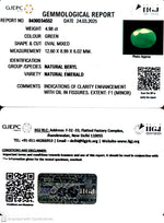 Load image into Gallery viewer, 4.98/CT Natural Panna Stone with Govt. Lab Certificate

