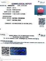 Load image into Gallery viewer, 5.82/CT Natural Ruby with Govt. Lab Certificate
