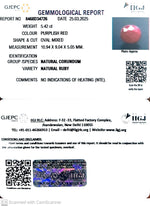 Load image into Gallery viewer, 5.42/CT Natural Ruby with Govt. Lab Certificate
