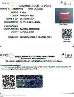 Load image into Gallery viewer, 6.54/CT Natural Ruby with Govt. Lab Certificate
